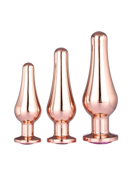 Zestaw Korków Gleaming Love Pleasure Set Rose Gold Dreamtoys