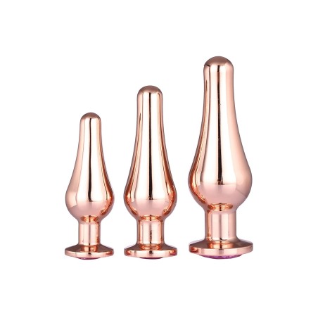 Zestaw Korków Gleaming Love Pleasure Set Rose Gold Dreamtoys