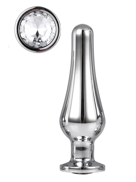 Korek Analny Gleaming Love Silver Pleasure Plug M Dreamtoys