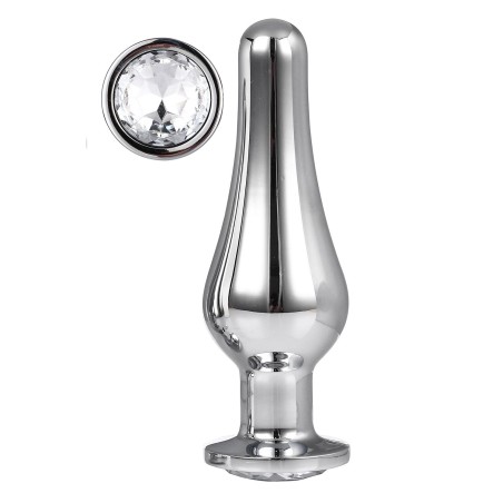 Korek Analny Gleaming Love Silver Pleasure Plug L Dreamtoys