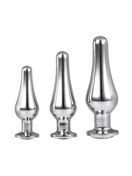Zestaw Korków Gleaming Love Pleasure Set Silver Dreamtoys