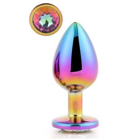 Korek Analny Gleaming Love Multicolour Plug Large Dreamtoys
