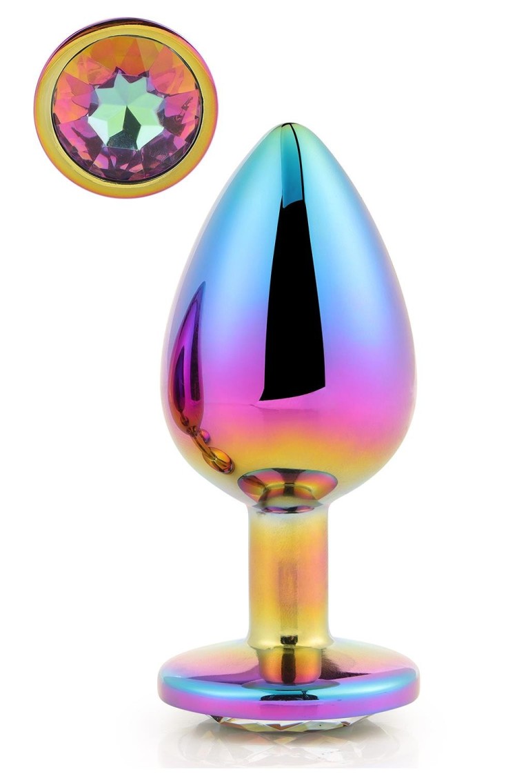 Korek Analny Gleaming Love Multicolour Plug Large Dreamtoys