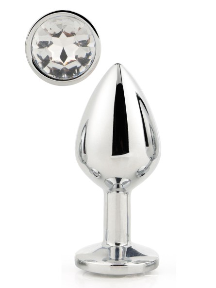 Korek Analny Gleaming Love Silver Plug Medium Dreamtoys