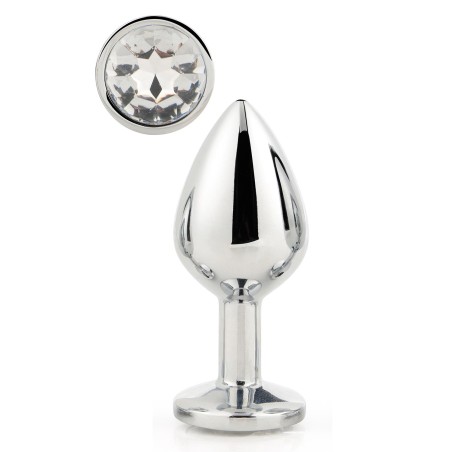 Korek Analny Gleaming Love Silver Plug Medium Dreamtoys