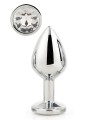 Korek Analny Gleaming Love Silver Plug Medium Dreamtoys