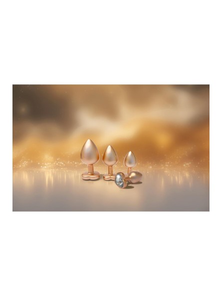 Korek Analny Gleaming Love Pearl Gold Plug Medium Dreamtoys