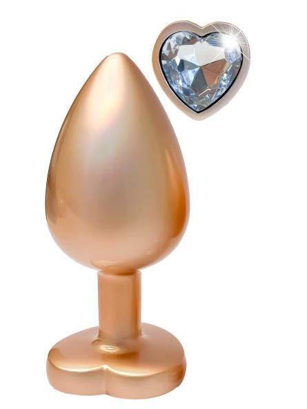 Korek Analny Gleaming Love Pearl Gold Plug Large Dreamtoys