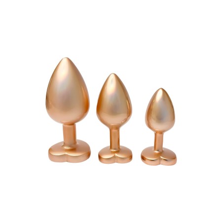 Zestaw Korków Gleaming Love Pearl Gold Plug Set Dreamtoys