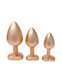 Zestaw Korków Gleaming Love Pearl Gold Plug Set Dreamtoys