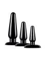Zestaw Korków Blush Anal Adventures Basic Plug Kit Black Blush