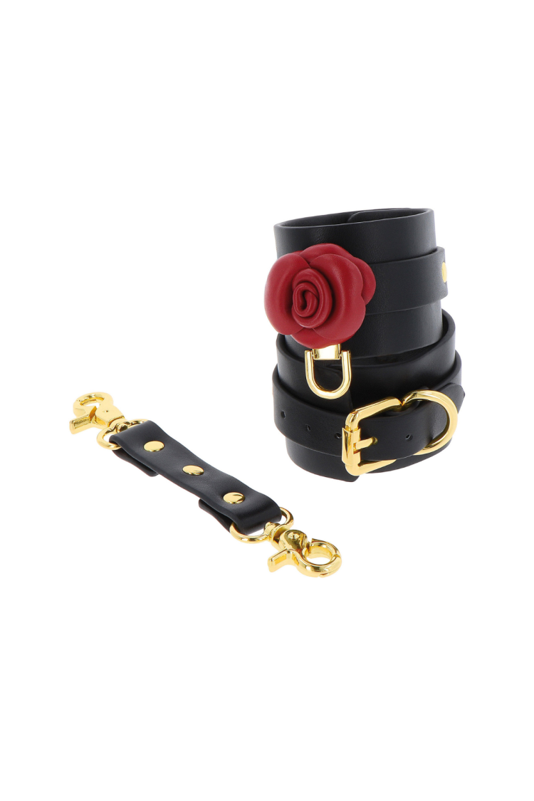 Kajdanki Na Nadgarstki Wild Roses Wrist Cuffs Taboom