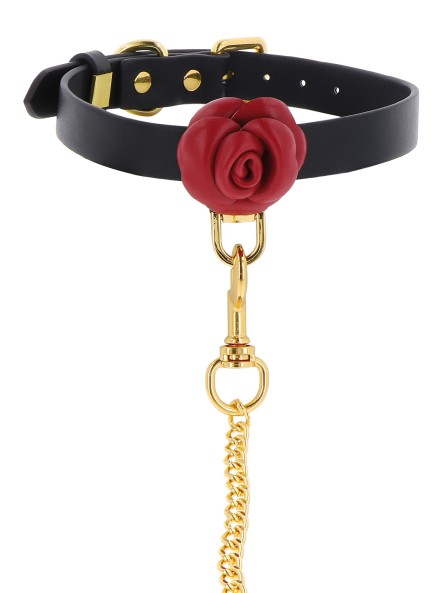 Obróżka Ze Smyczą Wild Roses Collar & Leash Taboom