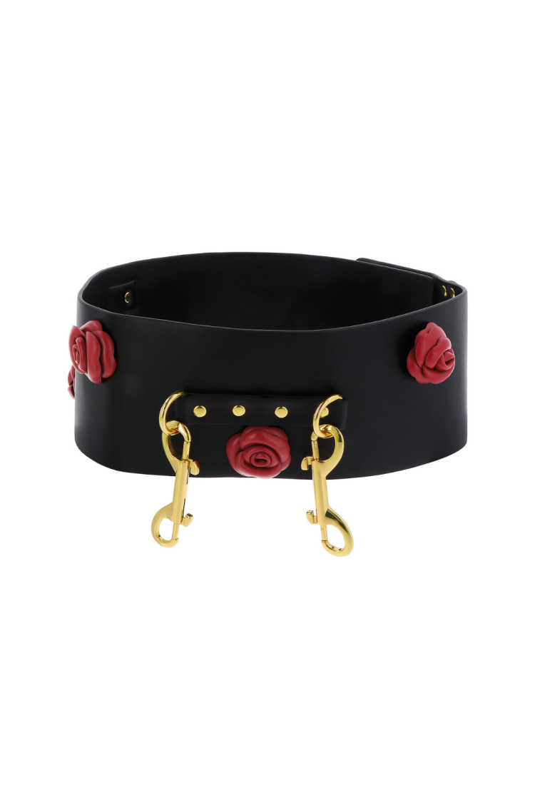 Pas Do Kajdanek Wild Roses Bondage Belt S/M Taboom