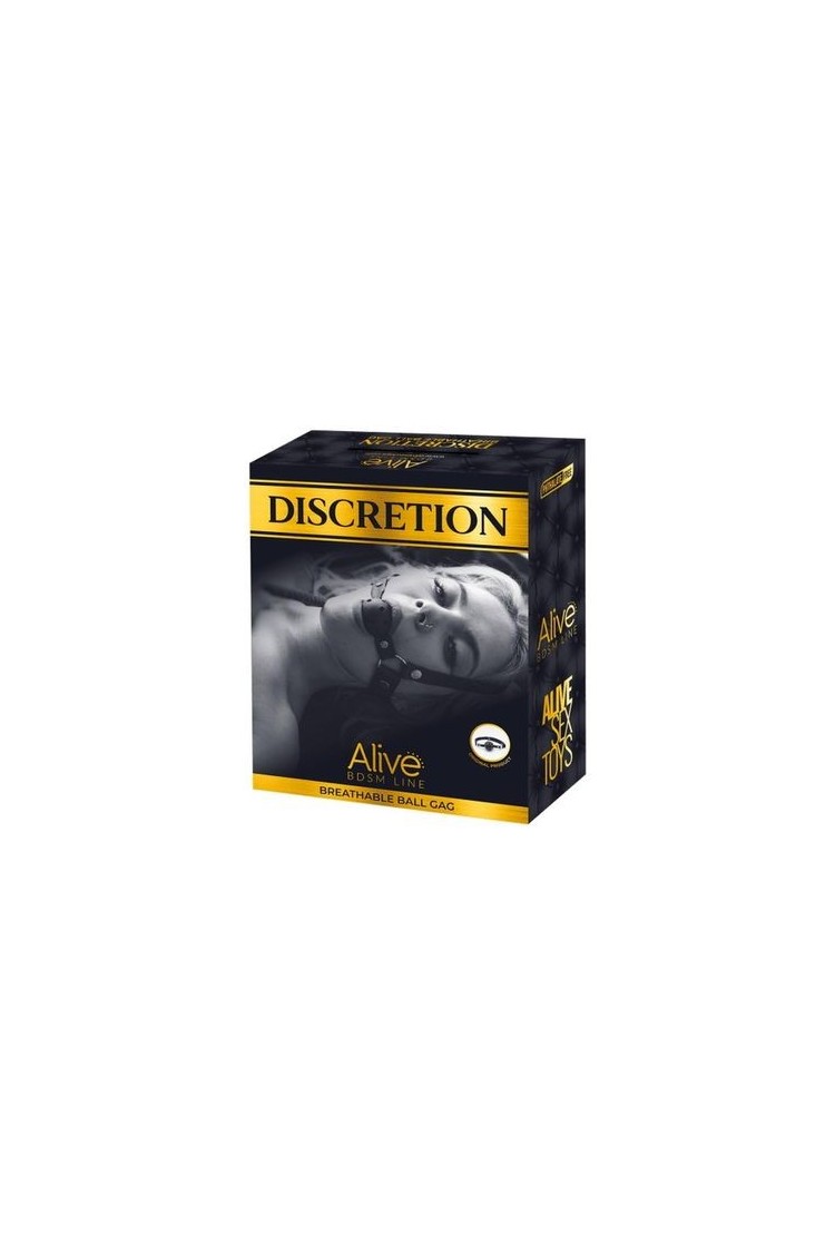 Knebel Do Ust Discretion Black Ball Gag Alive