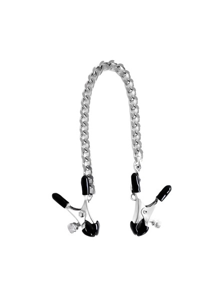 Zaciski na sutki Bite Heavy Nipple Clamps Silver Brutus