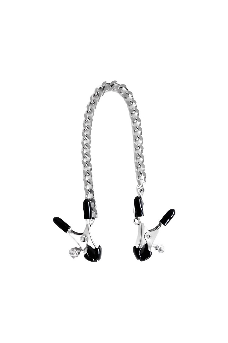 Zaciski na sutki Bite Heavy Nipple Clamps Silver Brutus