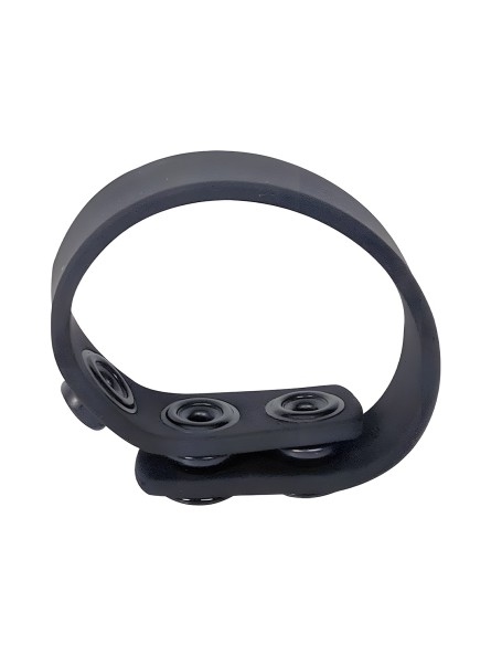 Regulowany pierścień erekcyjny 3 Snap Silicone Cock Strap Brutus