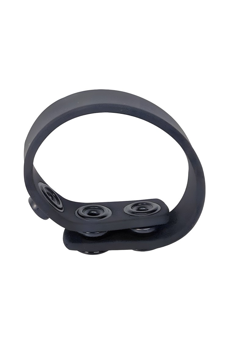 Regulowany pierścień erekcyjny 3 Snap Silicone Cock Strap Brutus