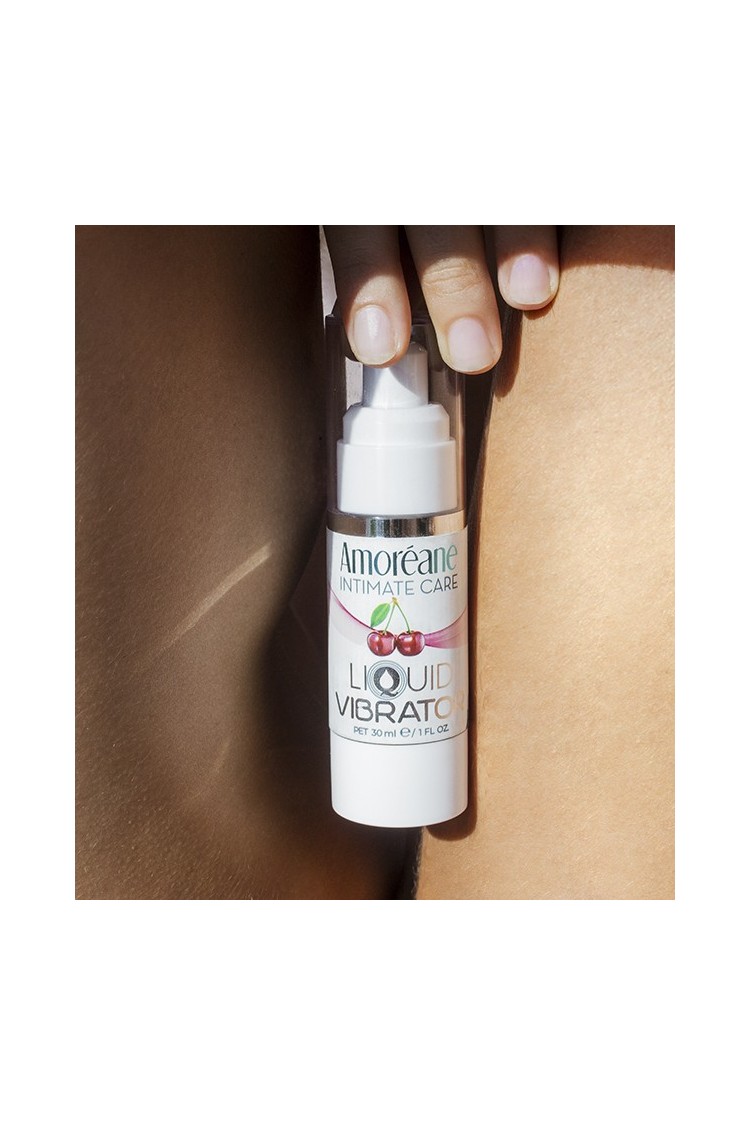 Lubrykant Liquid Vibrator Cherry 30Ml Amoreane