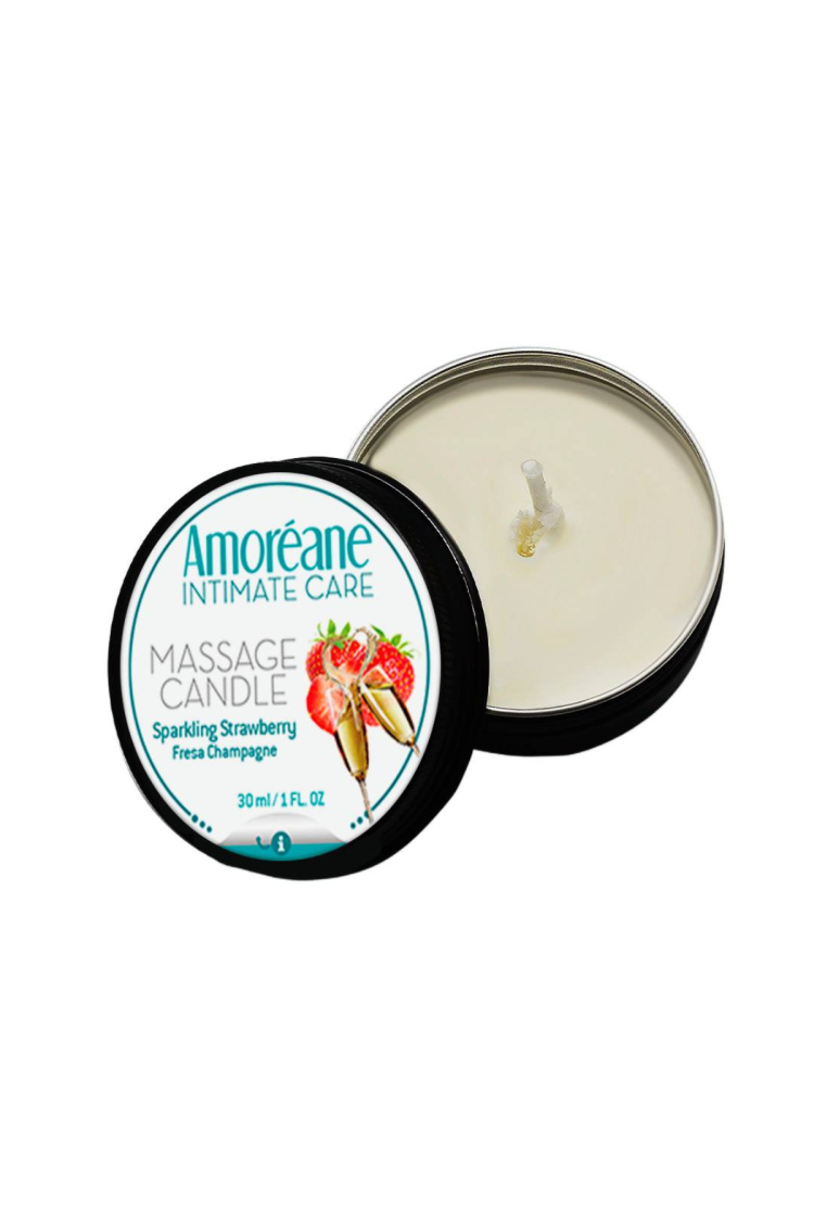 Świeca Do Masażu Massage Candle Sparkling Strawberry 30Ml Amoreane