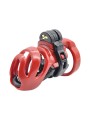 Pas cnoty Cyborg Chastity Cage Black | Red Brutus