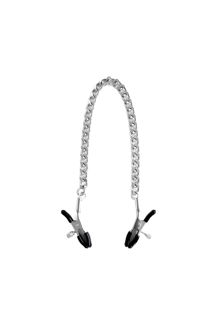 Zaciski na sutki CROCODILE Nipple Clamps Silver Brutus