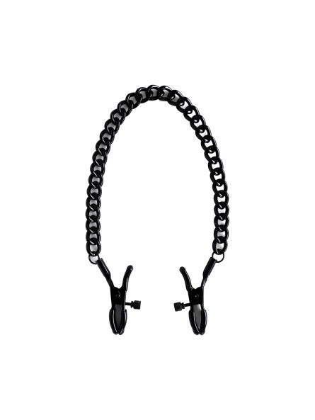 Zaciski na sutki CROCODILE Nipple Clamps Black Brutus