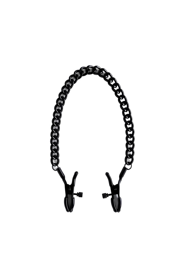 Zaciski na sutki CROCODILE Nipple Clamps Black Brutus