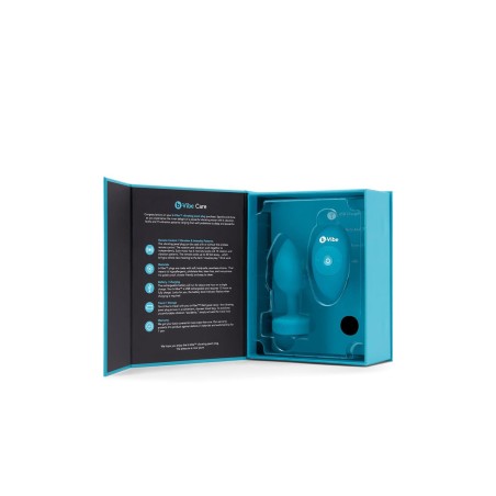 Korek analny Vibrating Jewel Plug S/M Teal b-Vibe