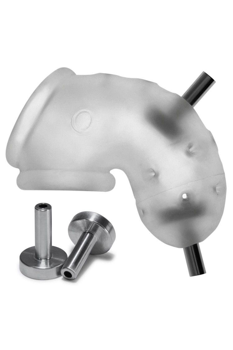 Pas cnoty Airlock Electro Air-Lite Vented Chastity Clear Oxballs