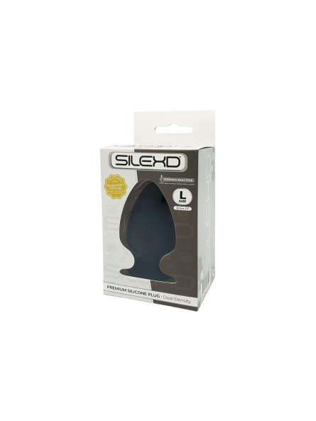 Korek Analny Plug Model 1 L 13 Cm Black Silexd