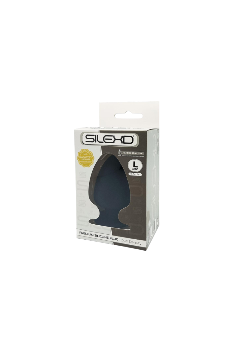 Korek Analny Plug Model 1 L 13 Cm Black Silexd