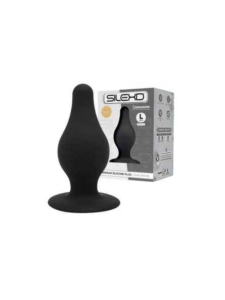 Korek Analny Plug Model 2 L 10 Cm Black Silexd