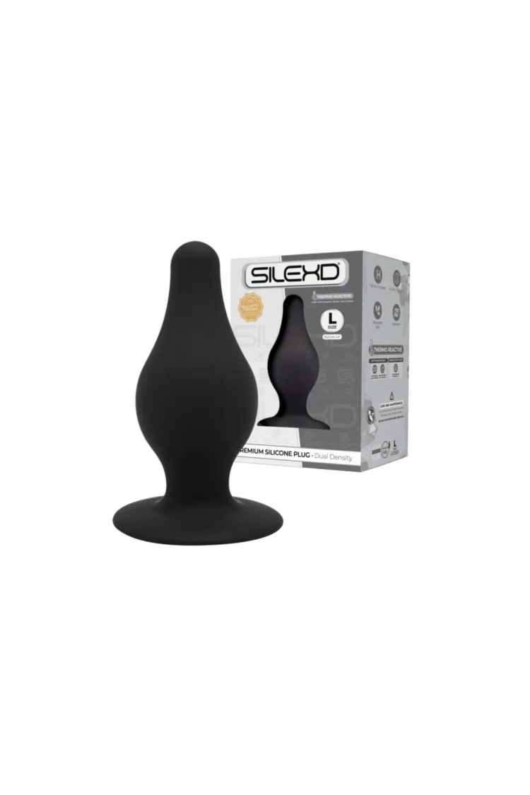 Korek Analny Plug Model 2 L 10 Cm Black Silexd