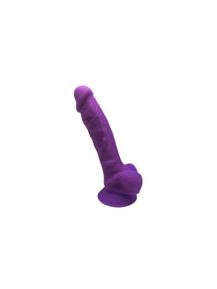 Silikonowe Dildo Model 1 18 Cm Purple Silexd