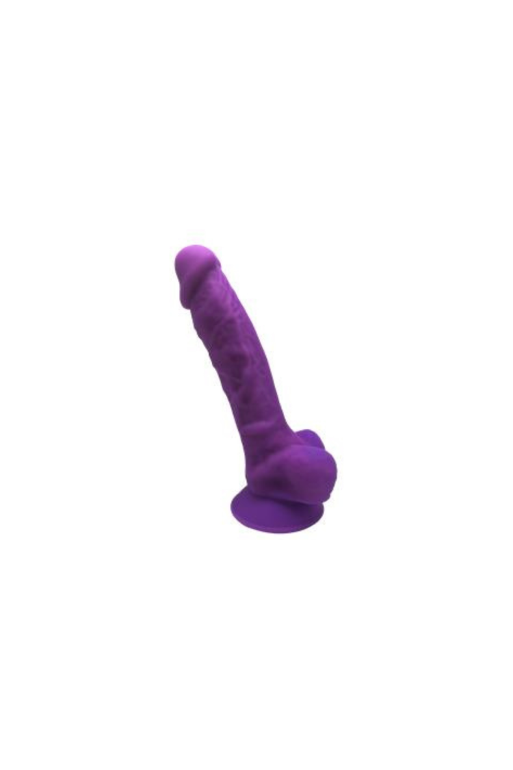 Silikonowe Dildo Model 1 18 Cm Purple Silexd
