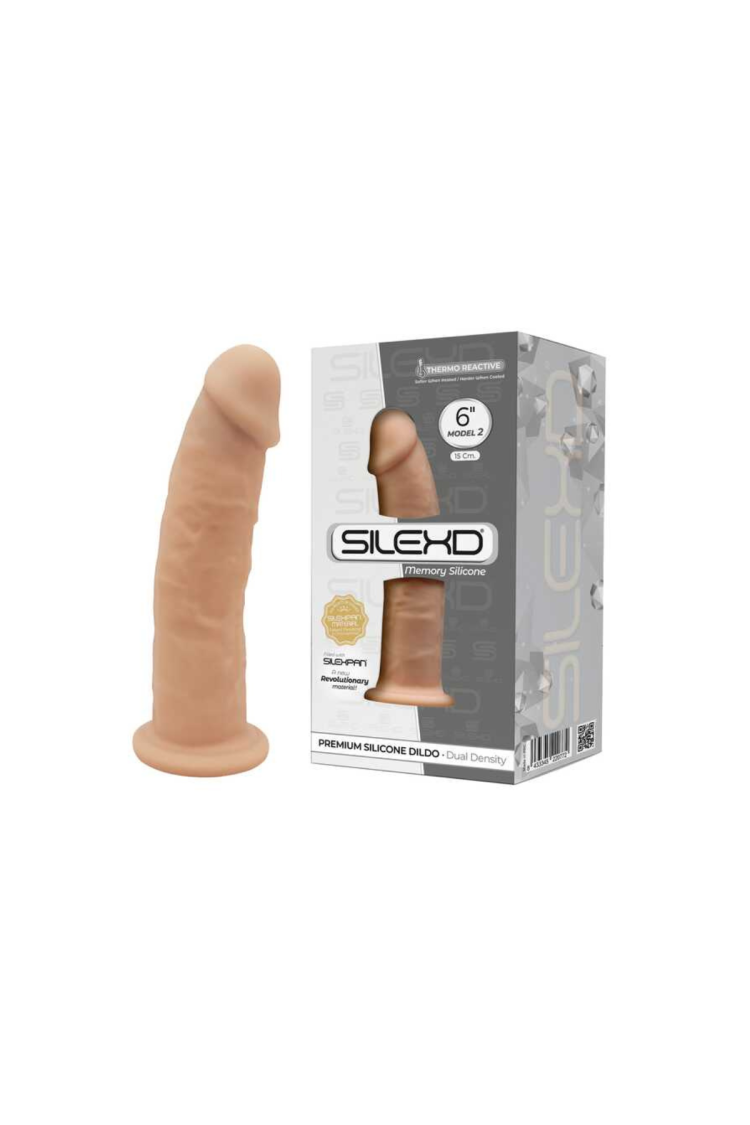 Silikonowe Dildo Model 2 15 Cm Flesh Silexd