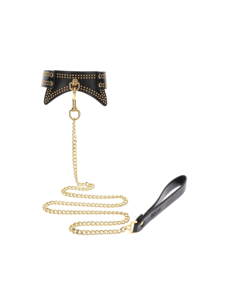 Obróżka Ze Smyczą Vogue Studded Collar And Leash Taboom