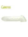 Nakładka na penisa Almighty Ribbed Cock Sheath 18 cm Clear Brutus