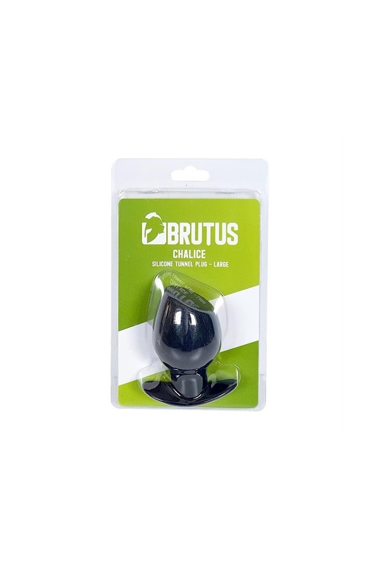 Silikonowy tunel Chalice Silicone Tunnel Plug Black L Brutus