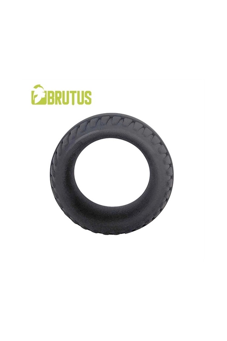 Pierścień erekcyjny Tractor Liquid Silicone Cock Ring Black M Brutus