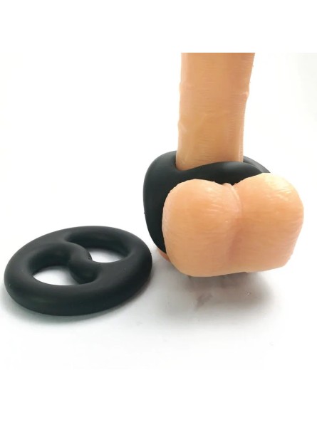 Pierścień erekcyjny Yin-Yang Cock And Ball Duo Ring Brutus