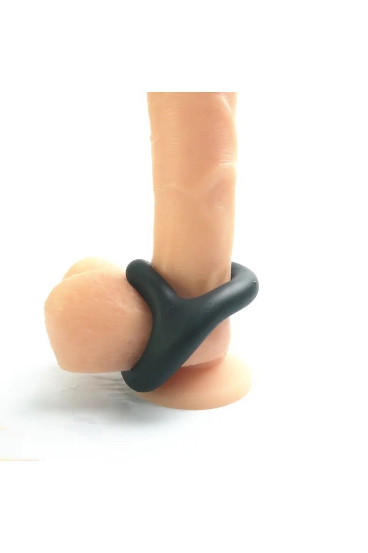 Pierścień erekcyjny Yin-Yang Cock And Ball Duo Ring Brutus