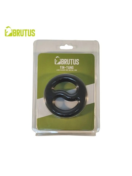 Pierścień erekcyjny Yin-Yang Cock And Ball Duo Ring Brutus