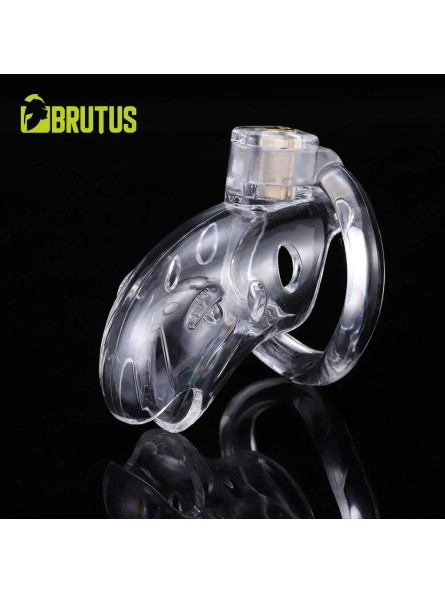 Pas cnoty Shark Cage Chastity Cage Clear Brutus