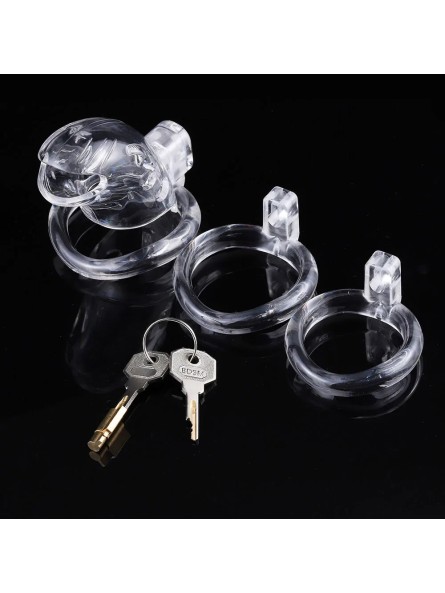 Pas cnoty Shark Cage Chastity Cage Clear Brutus
