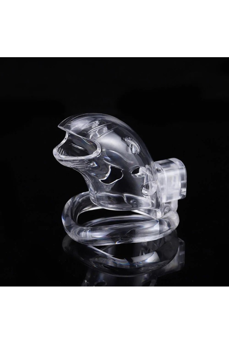 Pas cnoty Shark Cage Chastity Cage Clear Brutus