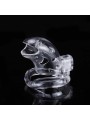 Pas cnoty Shark Cage Chastity Cage Clear Brutus