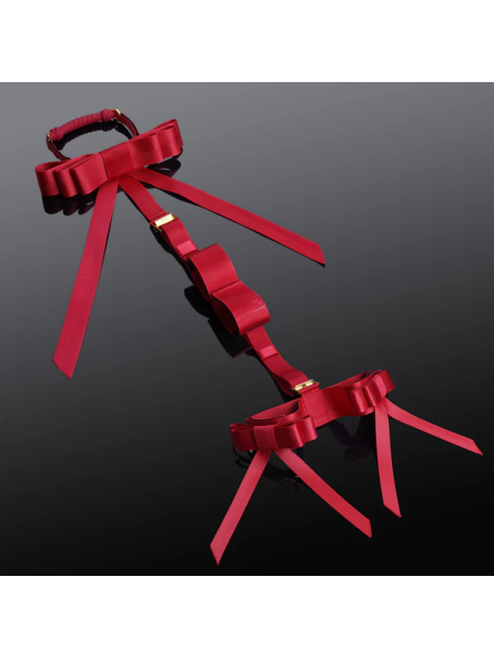 Bowknot Hogtie Portable Bondage Gear UPKO